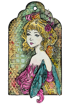 Katkin Krafts Honey & Bees 6 in x 8 in Clear Stamp Set-16