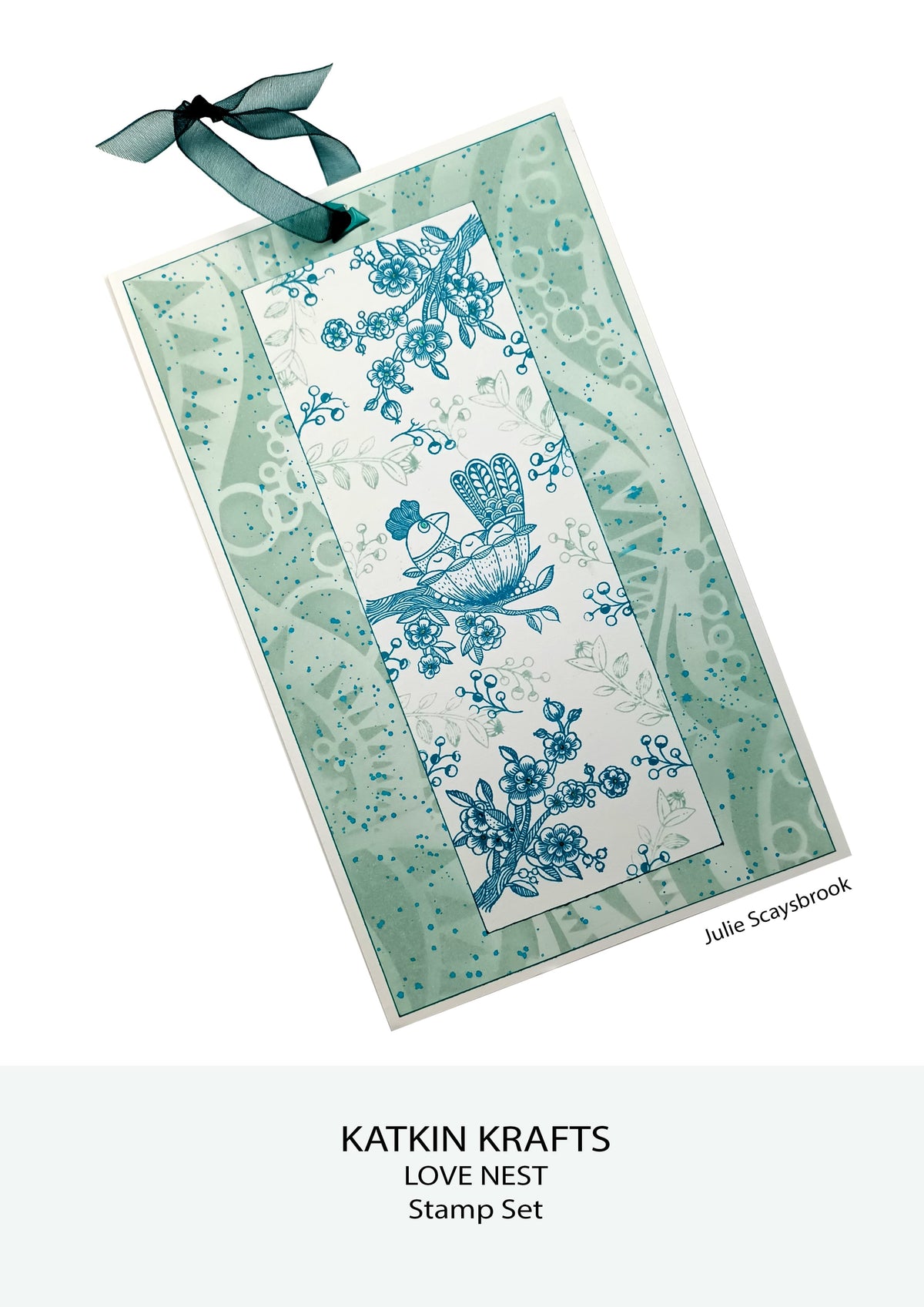 Katkin Krafts Love Nest 6 in x 8 in Clear Stamp Set-6