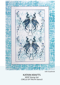 Katkin Krafts Wisp 6 in x 8 in Clear Stamp Set-2