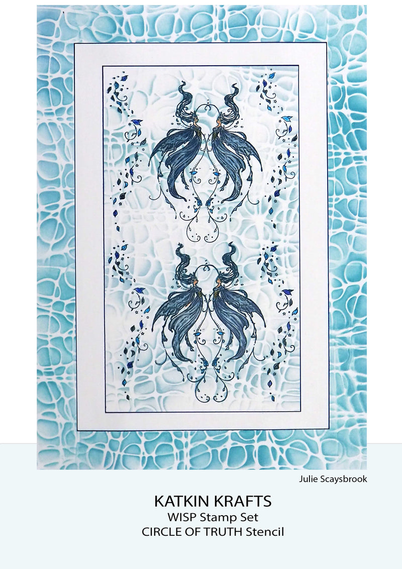 Katkin Krafts Wisp 6 in x 8 in Clear Stamp Set-2