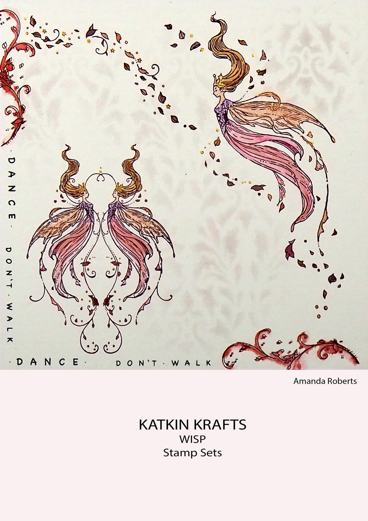 Katkin Krafts Wisp 6 in x 8 in Clear Stamp Set-3