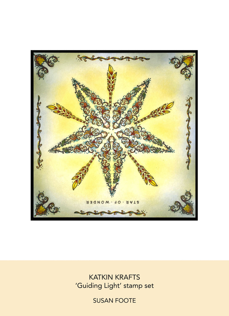 Set de sellos transparentes Guiding Light de 6 in x 8 in de Katkin Krafts-6