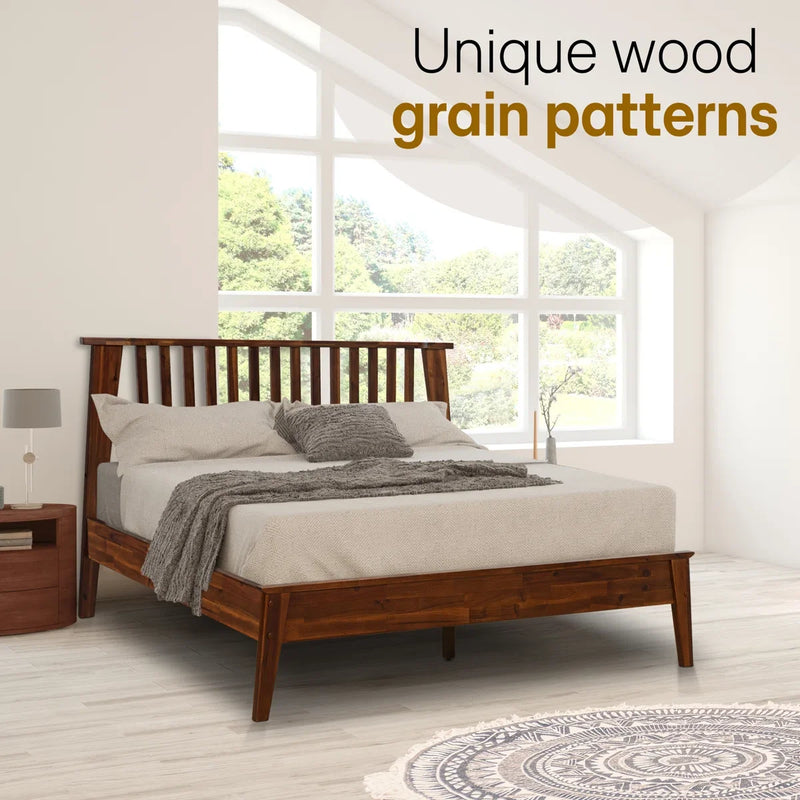 Kaylin Solid Wood Bed Frame-4