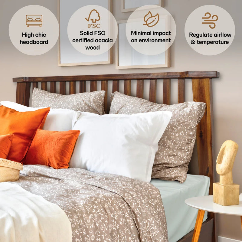 Kaylin Solid Wood Bed Frame-6