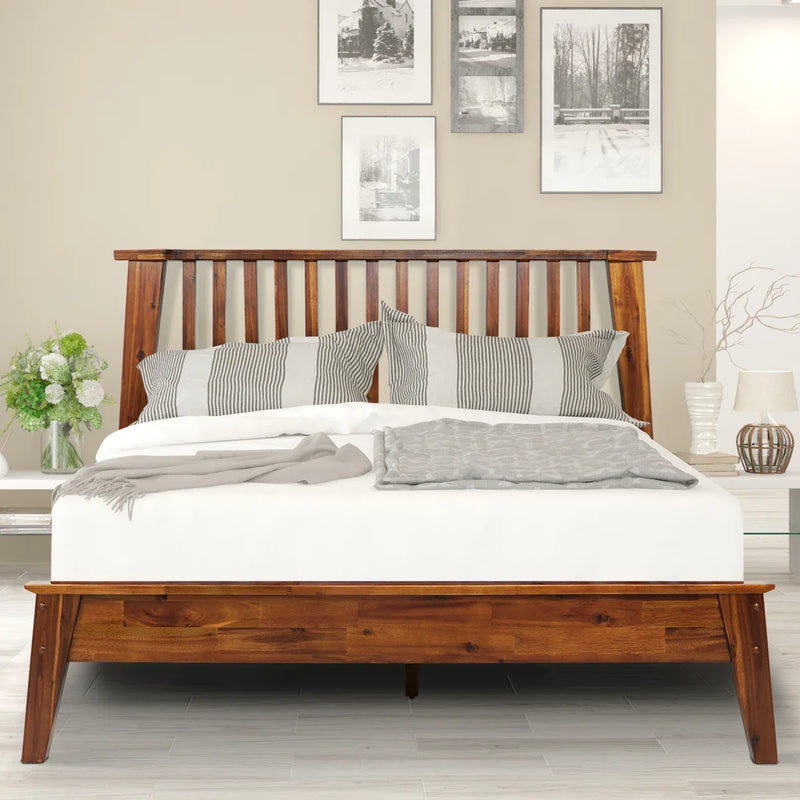Kaylin Solid Wood Bed Frame-14