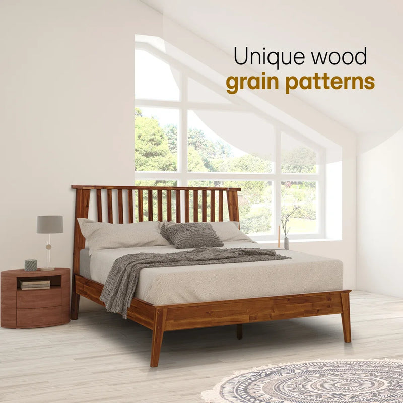 Kaylin Solid Wood Bed Frame-28