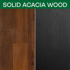 [Compre 1 y Reciba 1] Marco de Cama y Mesita de Noche de Madera Maciza Kaylin-9