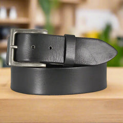 Keldon Leather Men's Solid Leather Belt-1