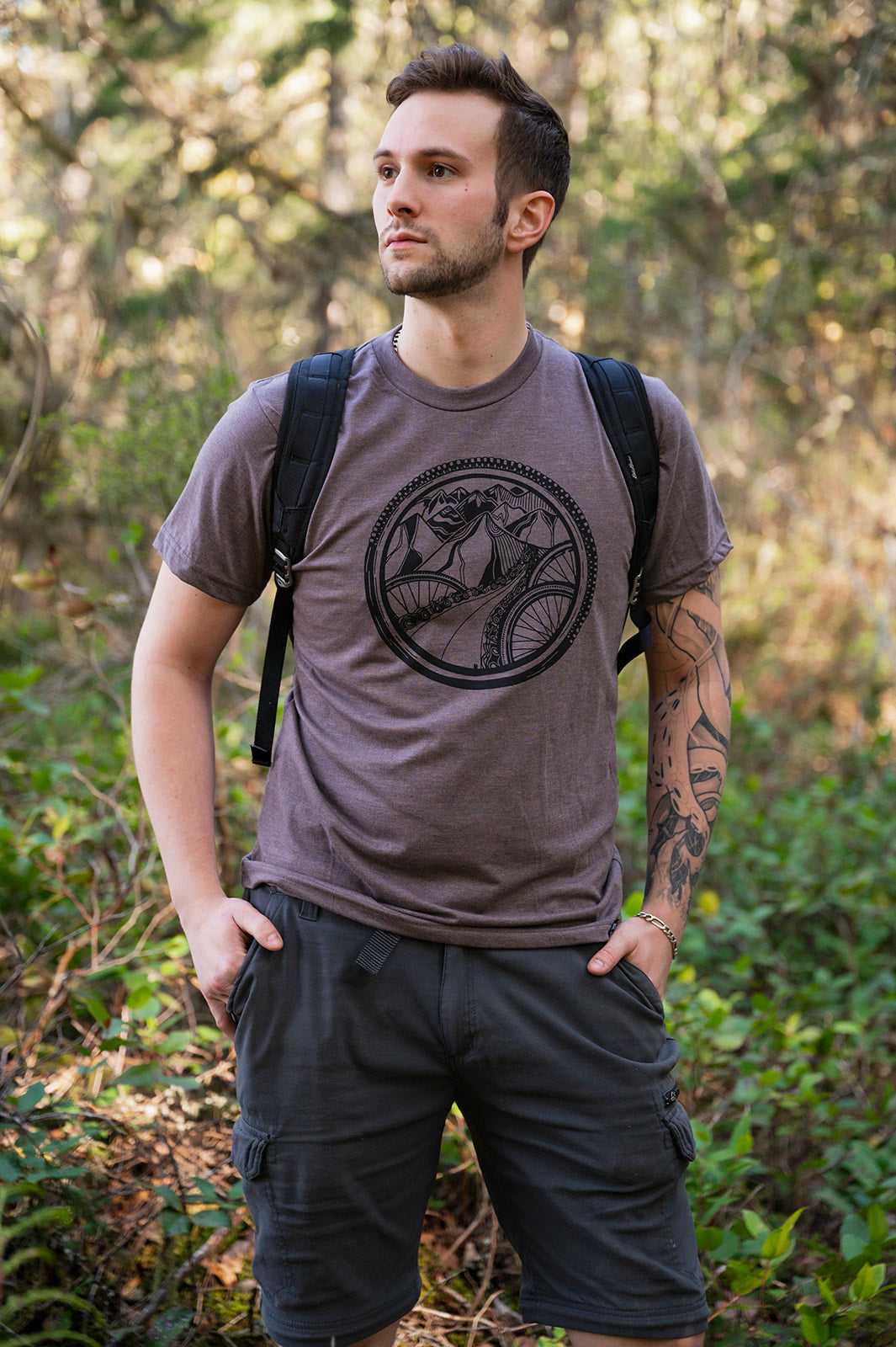 BIKE WORLD - Unisex Eco Tee-2