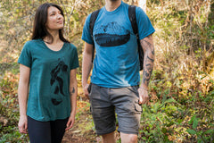 FLOATING ISLAND - Unisex Eco Tee - Heather Teal-5