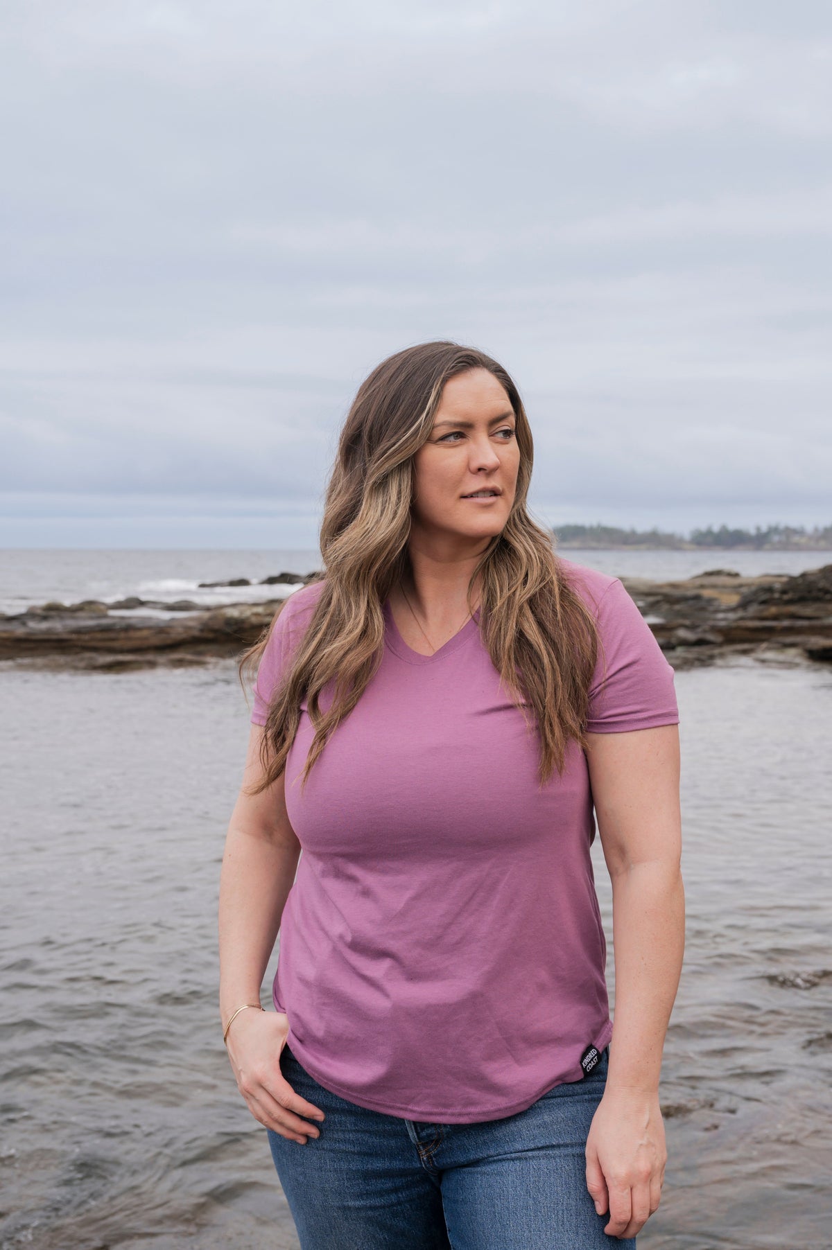Women's Eco Tee - Blank Apparel - Lilac-1