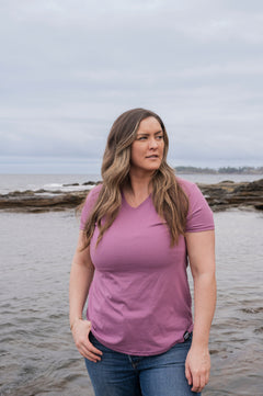 Women's Eco Tee - Blank Apparel - Lilac-1