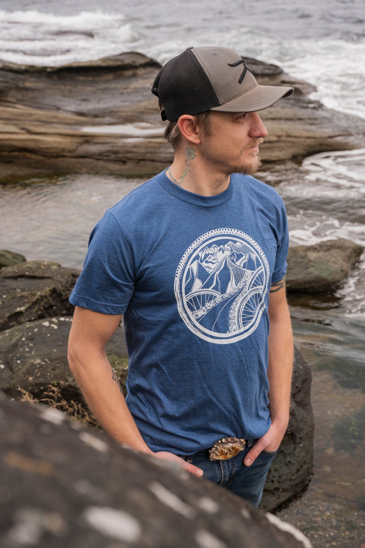 BIKE WORLD - Unisex Eco Tee-1
