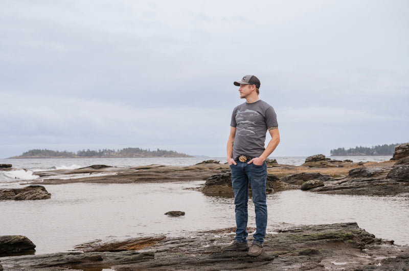 SALMON- Unisex Organic Cotton Tee-5