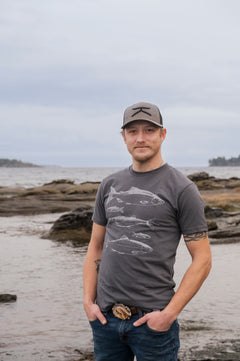 SALMON- Unisex Organic Cotton Tee-2