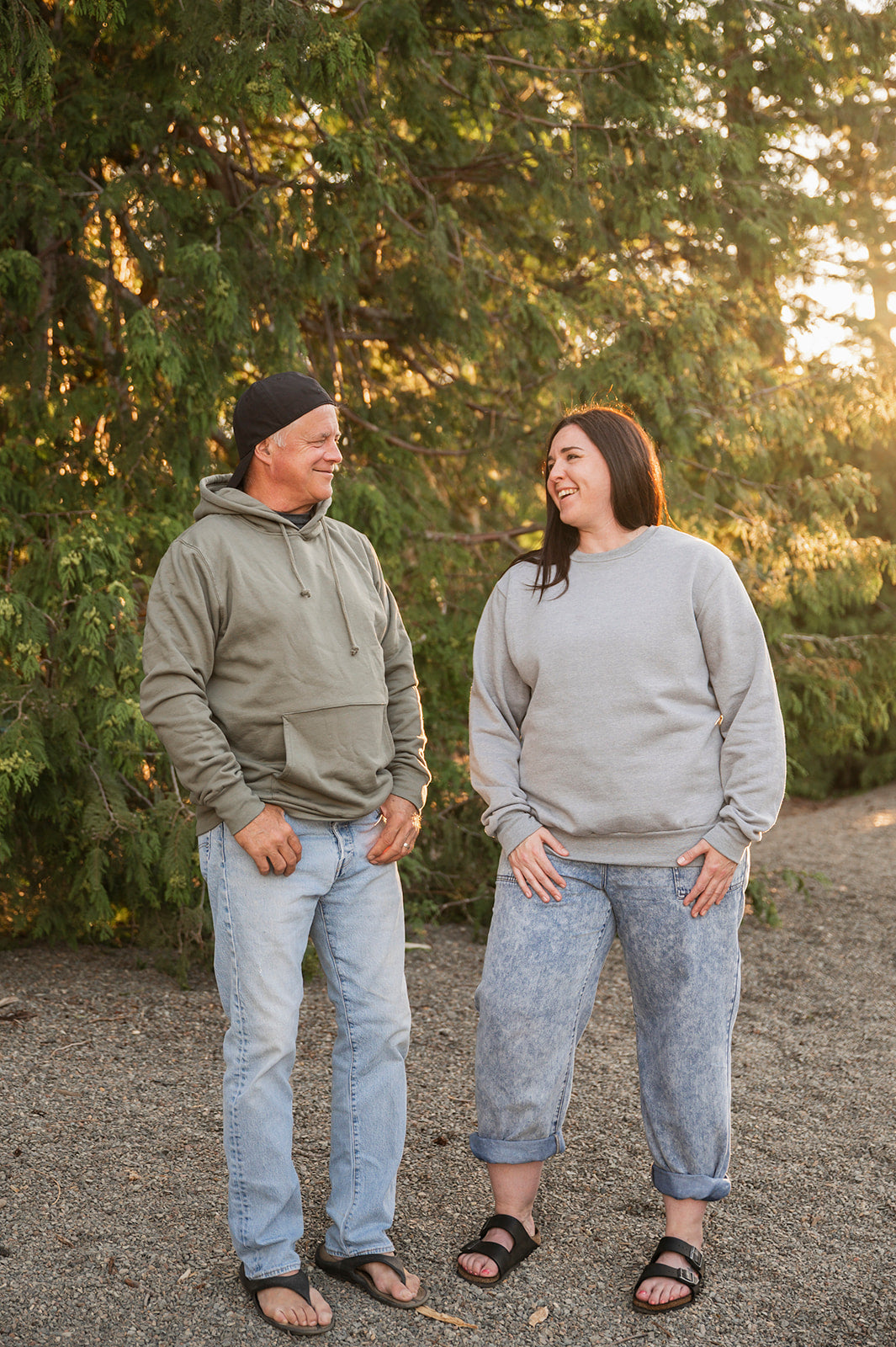 Unisex Organic Cotton Hoodie - Blank Apparel - Sage Grey-3