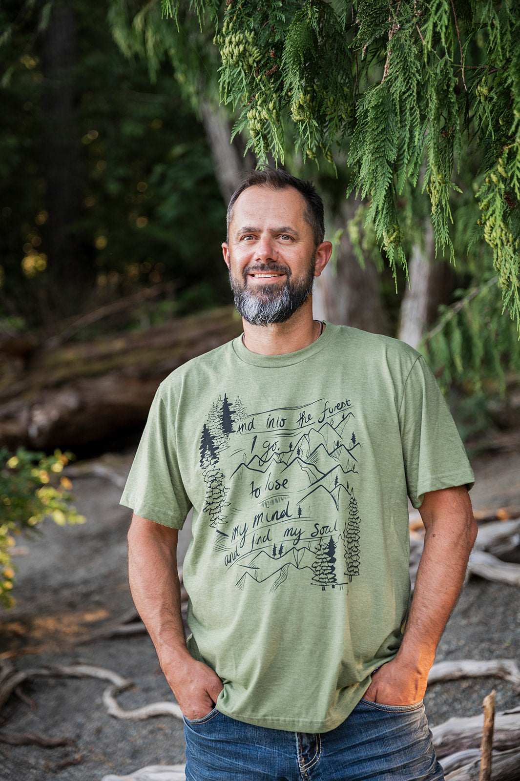 INTO THE FOREST - Unisex Eco Tee-1
