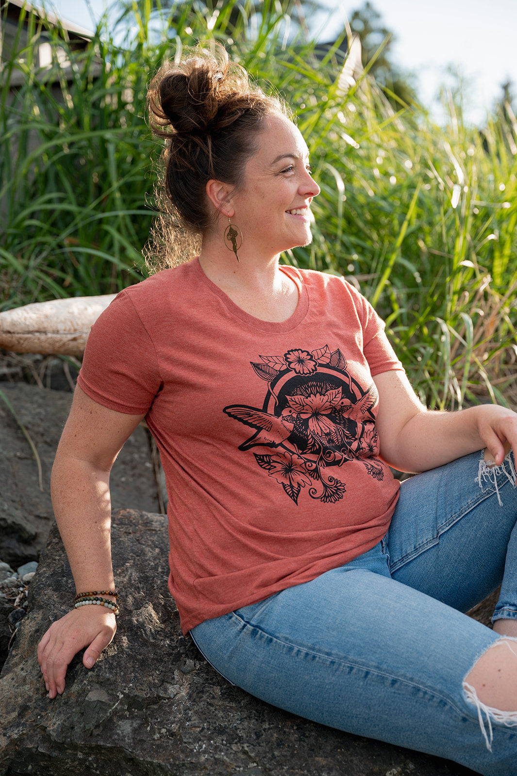 HUMMINGBIRD - Women's Eco Tee-3