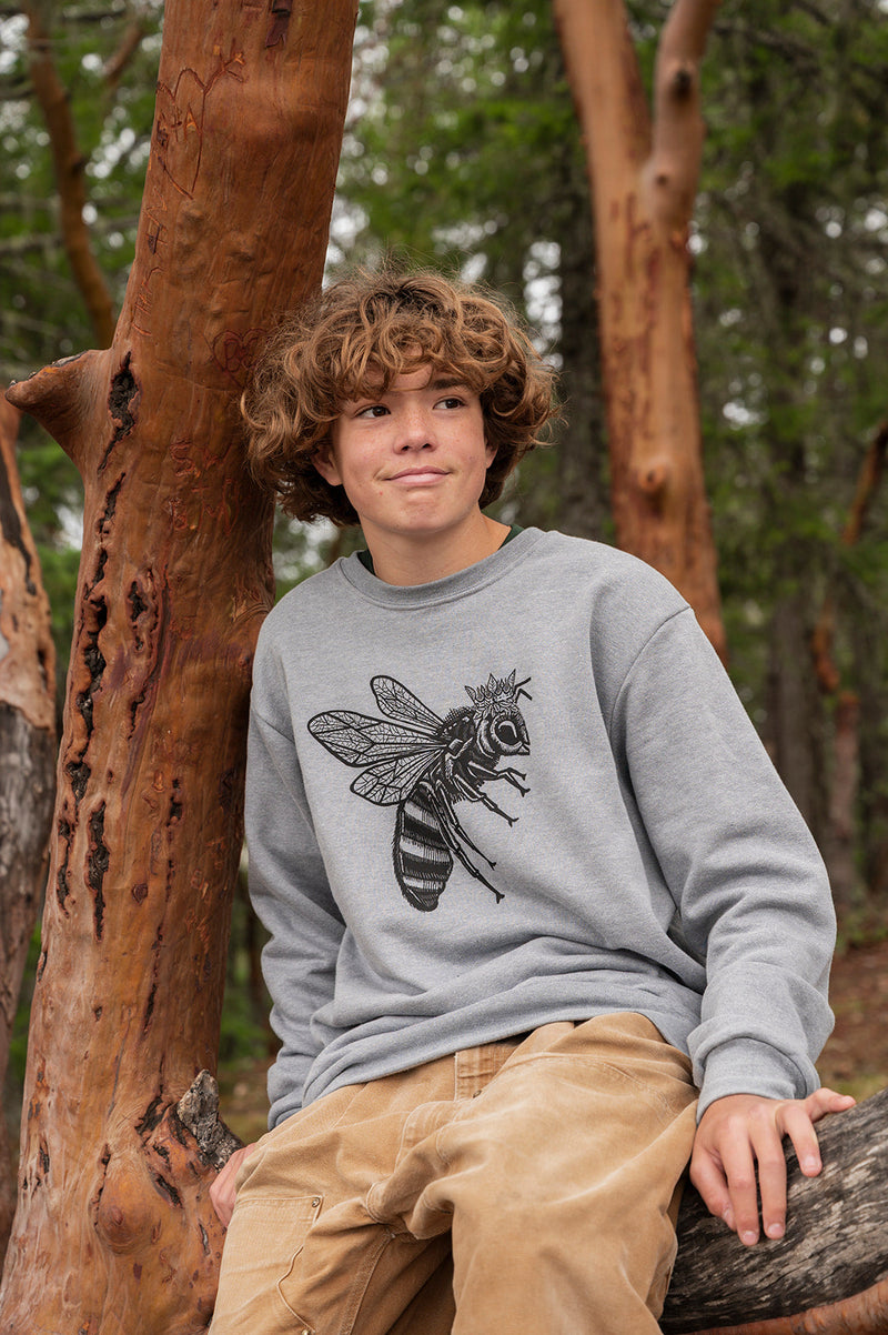 BEE- Unisex Eco Crewneck Sweatshirt-1