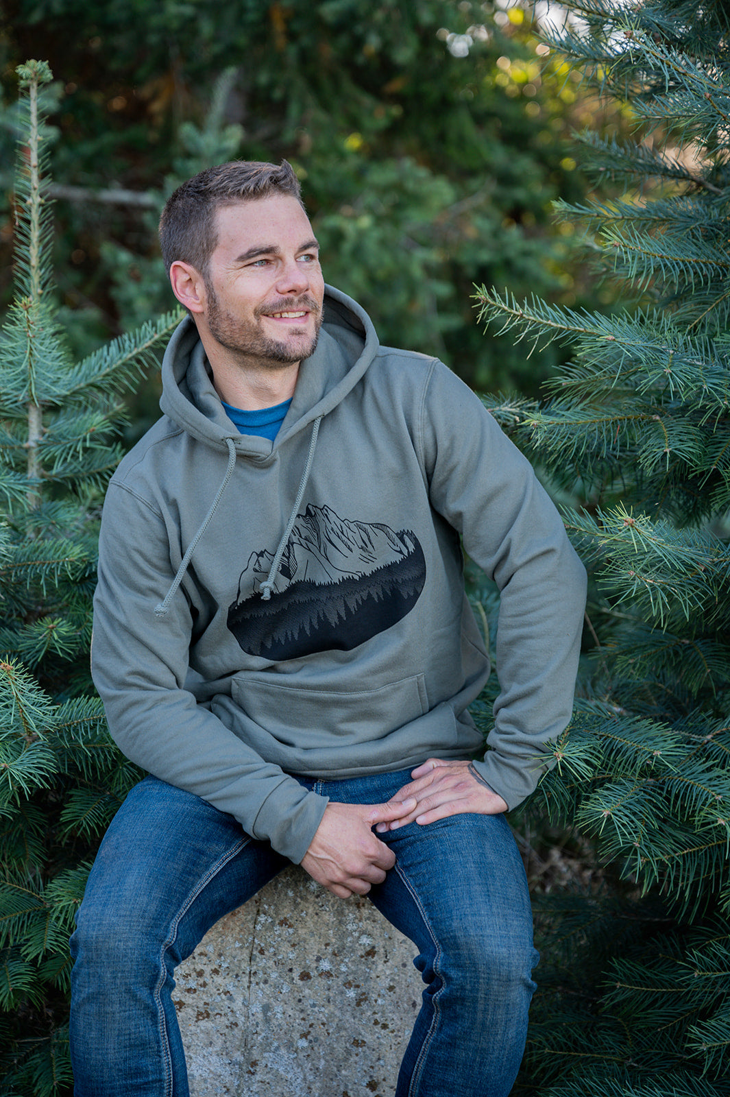 FLOATING ISLAND - Unisex Organic Cotton Hoodie-1