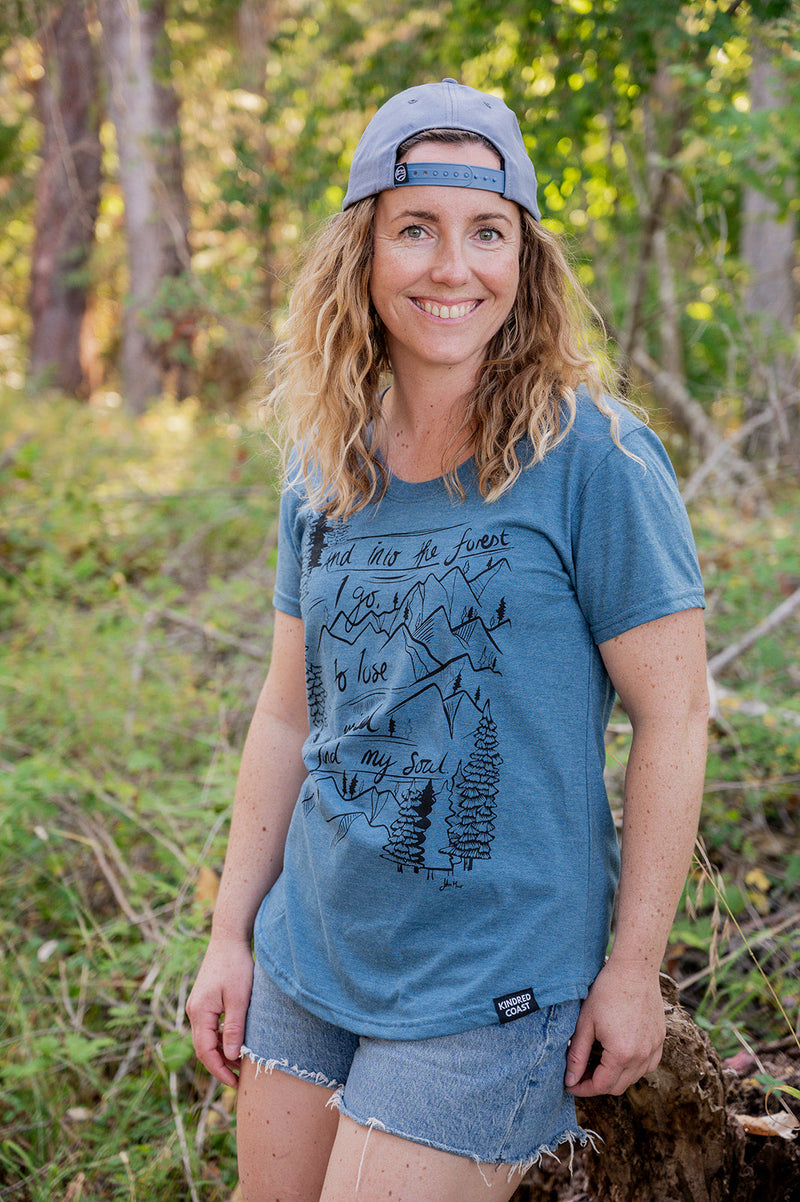 INTO THE FOREST - Womens Eco Tee-1