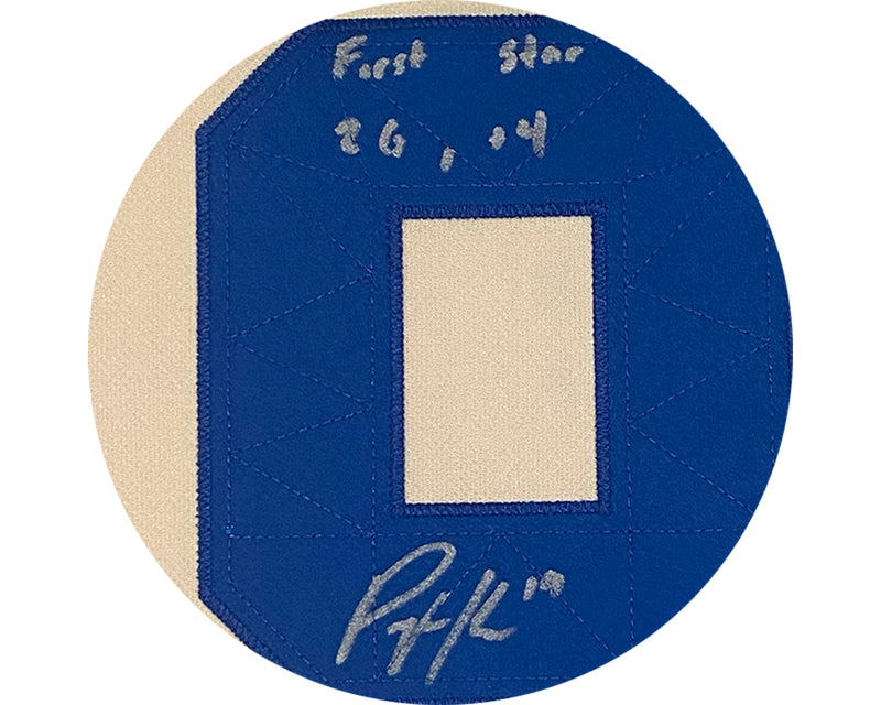 Jersey Adidas de los Buffalo Sabres 2022 Heritage Classic autografiado por Peyton Krebs con la inscripción "First Star 2G, +4"-2