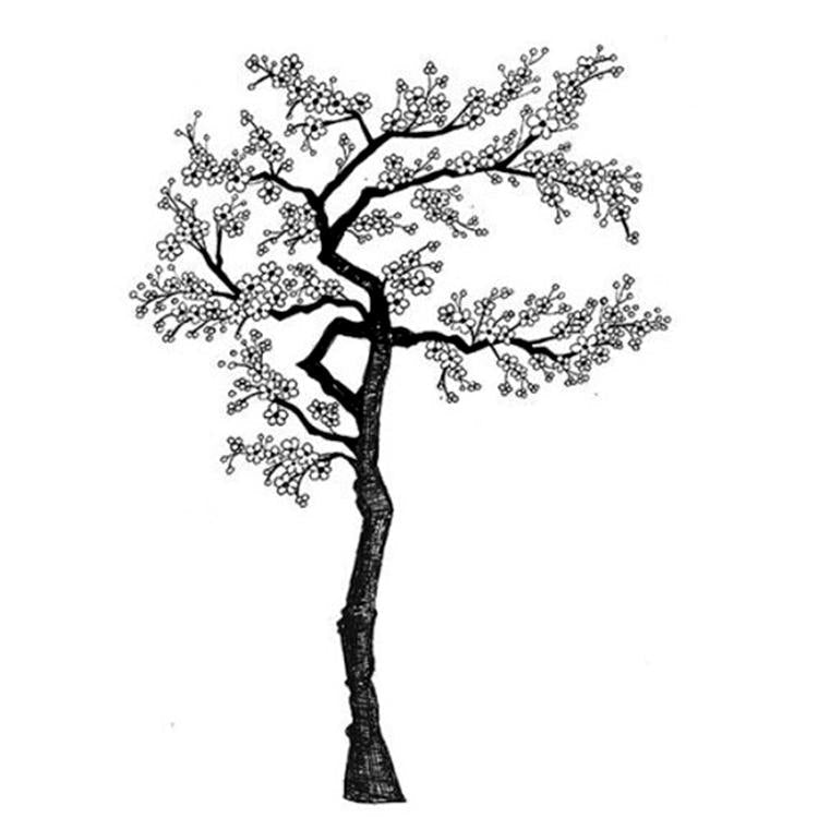 Lavinia Stamp - Cherry Blossom Tree-1