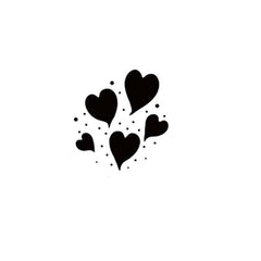 Lavinia Stamps - Group Of Hearts Miniature-1