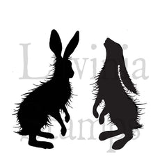 Lavinia Stamp - Woodland Hares-1