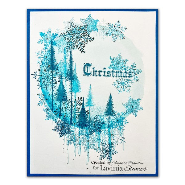 Lavinia Stamps - Snowflakes Small Stamp-3
