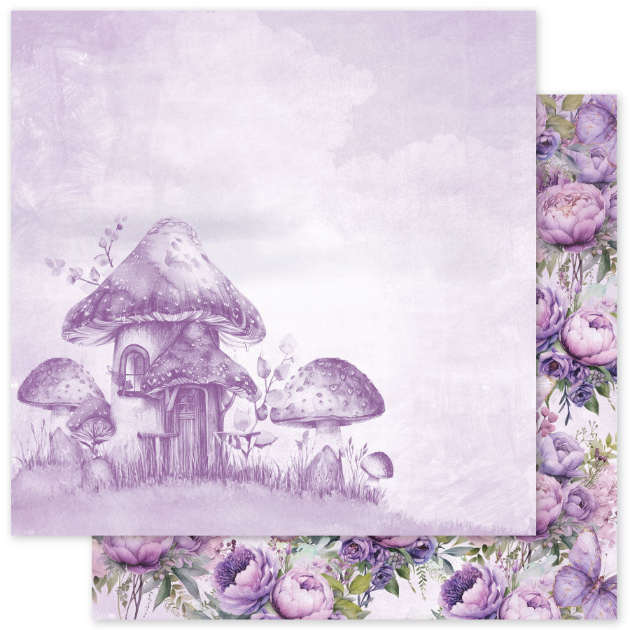 Lavender & Fairies Basics B 12x12 Paper (12pc Bulk Pack) 33507-1