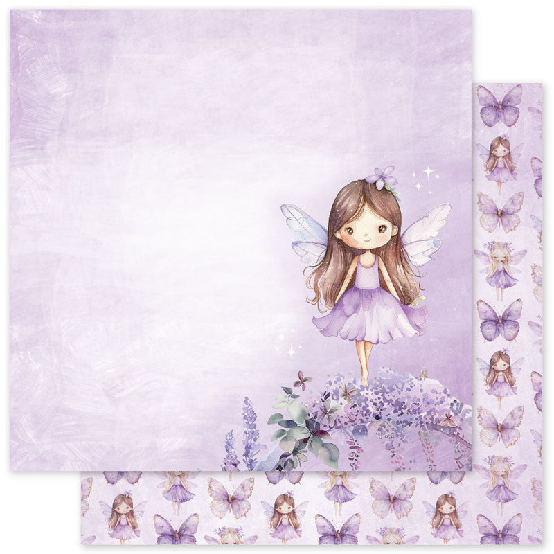 Lavender & Fairies Basics F 12x12 Paper (12pc Bulk Pack) 33519-1