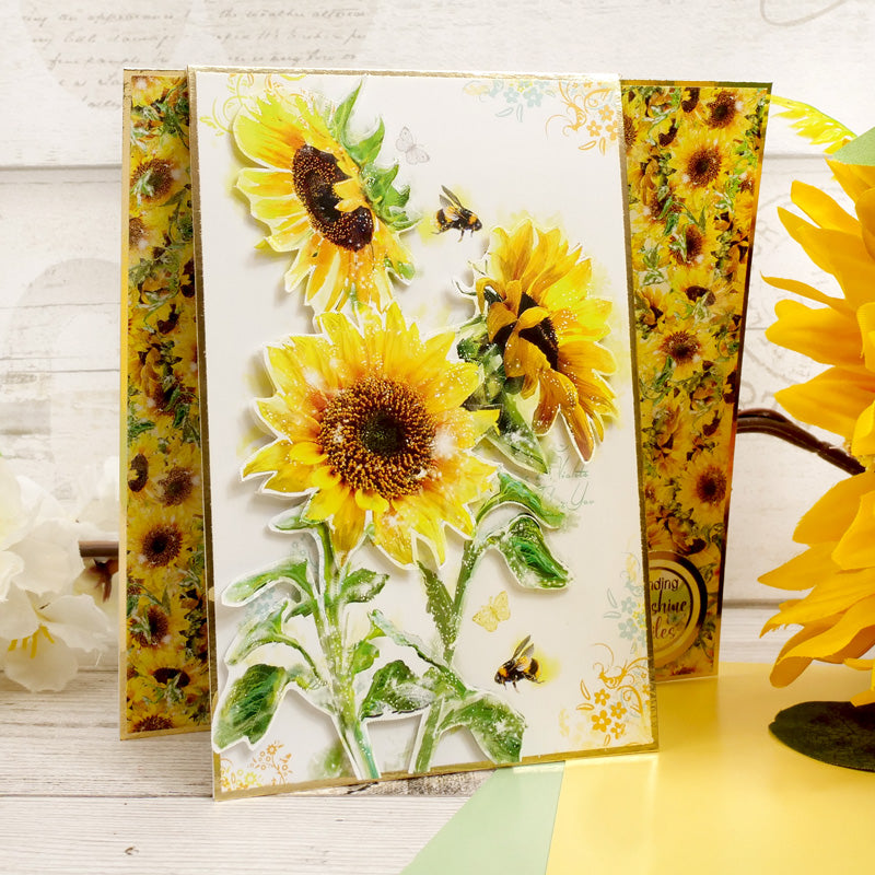 A Rainbow Of Flowers Inserts & Papers-6