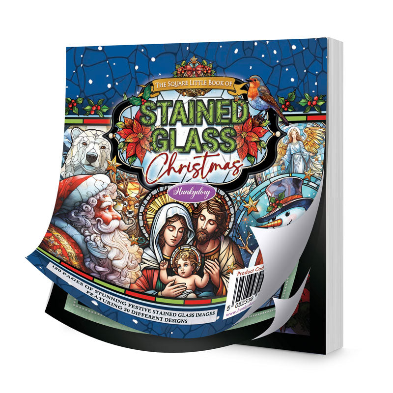 The Square Little Book of Stained Glass Christmas-1