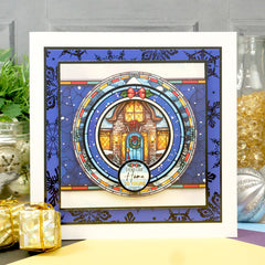The Square Little Book of Stained Glass Christmas-3