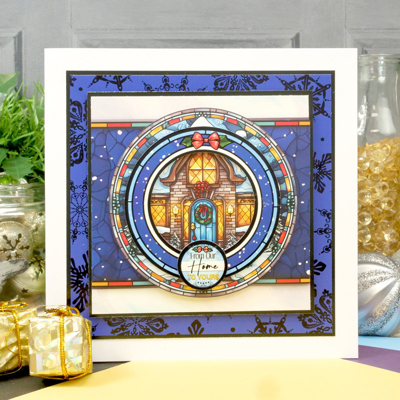 The Square Little Book of Stained Glass Christmas-3