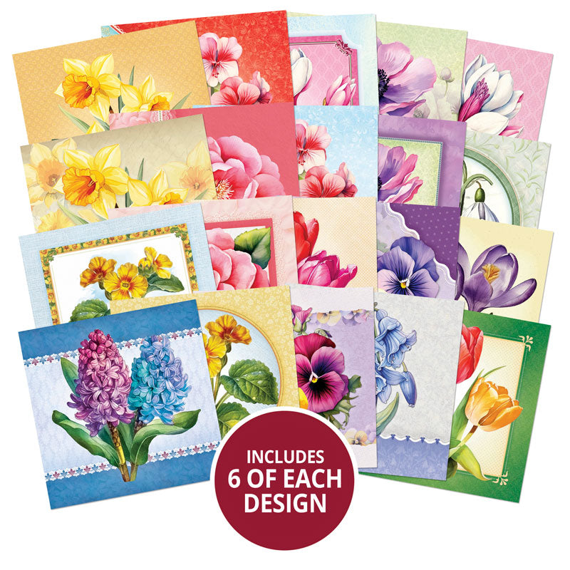 Square Little Book of In Full Bloom - Floral Delights-2