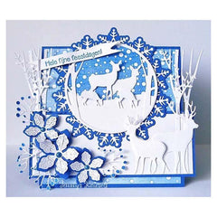 Nellie's Choice Layered Combi Dies Round Deer C-3