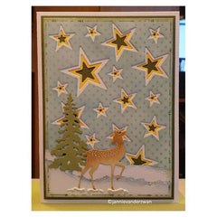 Nellie's Choice Layered Combi Dies Rectangle Stars C-3