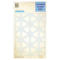 Nellie's Choice Layered Combi Dies Flower Layer C-1