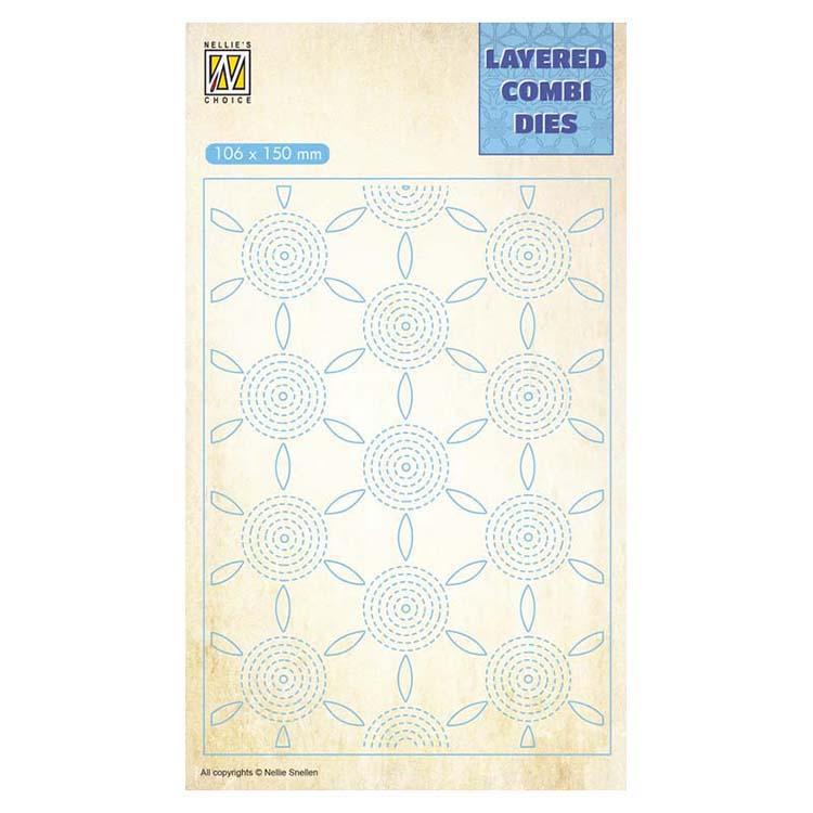 Nellie's Choice Layered Combi Dies Flower Layer C-1
