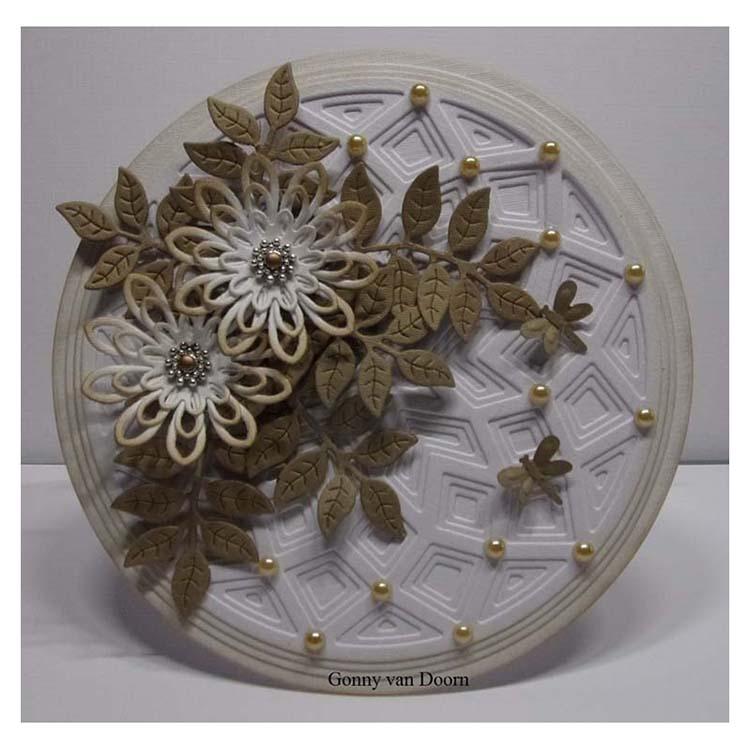 Nellie's Choice Layered Combi Dies Round Stars C-3