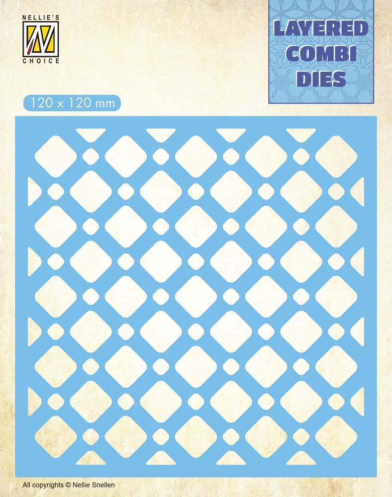 Layered Combi Dies Squares Layer B-1