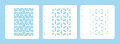 Layered combi stencil set (set of 3) Flower-1