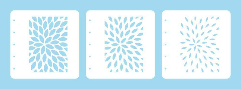 Layered combi stencil set (set of 3) Sunburst-1