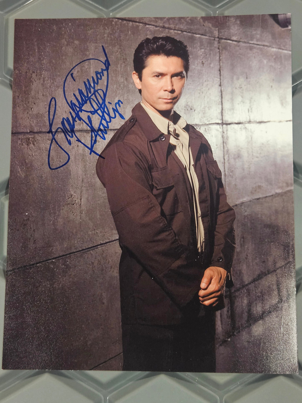 Lou Diamond Phillips Autographed 8x10 Photo | Southland | Signed as Officer Danny Ferguson with COA