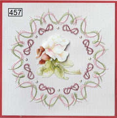 Laura's Design Digital Embroidery Pattern - Bow Wreath-1