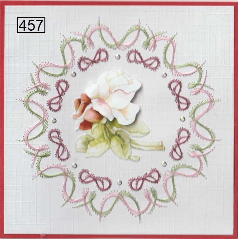 Laura's Design Digital Embroidery Pattern - Bow Wreath-1