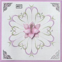 Laura's Design Digital Embroidery Pattern - Large Flower 7-1