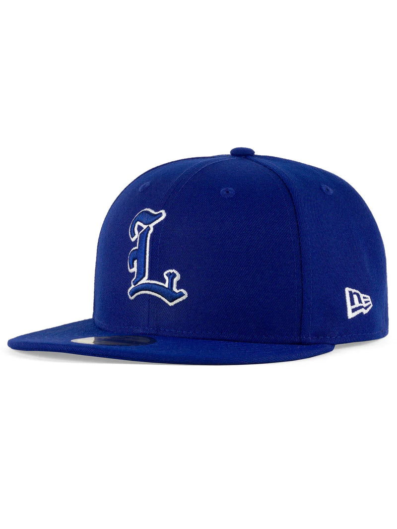 Loviah 'Big L' Fitted Cap - Dark Royal-1